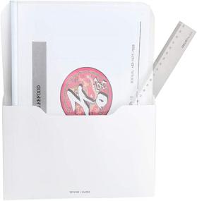 img 2 attached to 📁 Streamline Office Organization with Magnetic File Holder – Storage Solution for Notebooks, Planners, and Letters (1 Pack)
