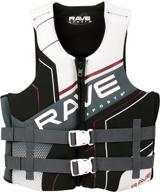 🏊 rave sports adult dual neoprene life vest - xs/s pfd: stay safe and comfortable on the water! логотип