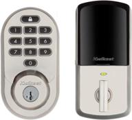 kwikset 99380 001 electronic deadbolt featuring логотип