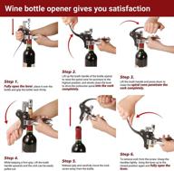 🍷 2020 upgraded wine bottle opener corkscrew set: holleringlan wine opener kit with foil cutter, wine stopper, and extra spiral for effortless enjoyment logo