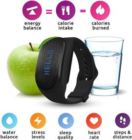 img 2 attached to Healbe GoBe2: Advanced Weight Loss Fitness Band with 8 Key Health Metrics - Calorie Intake/Burn/Balance, Hydration, Stress, Sleep, Heart Rate, Activity, and Step Pedometer