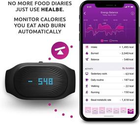 img 3 attached to Healbe GoBe2: Advanced Weight Loss Fitness Band with 8 Key Health Metrics - Calorie Intake/Burn/Balance, Hydration, Stress, Sleep, Heart Rate, Activity, and Step Pedometer