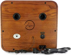 img 2 attached to 📻 Vintage Retro AM/FM Radio Speaker with Bluetooth + Real Handcrafted Wood Exterior - RAD-V1