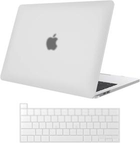 img 4 attached to 💻 ProCase MacBook Pro 16 Case A2141 2019 Release + Keyboard Cover, Ultra Slim Protective Hard Shell Cover + Keyboard Skin for New MacBook Pro 16 Inch with Touch Bar and Touch ID – Frosty Clear