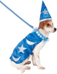 img 3 attached to 🧙 Magical Wizard Pet Cape with Headpiece and Illuminating Collar by Rubie's