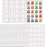 🎮 convenient d dacckit 300 pockets pages for animal crossing mini amiibo cards - 15 pack to securely hold 300 acnh nfc tag game cards logo