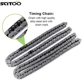 img 3 attached to 🧰 High-Quality SCITOO Timing Chain Kit for Ford & Lincoln 5.4L Engines - Expedition, Navigator, F-150, F-250 Super Duty, F-350 Super Duty, Mark LT