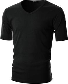 img 4 attached to GIVON Men's Slim-Fit ComfortSoft Lightweight V-Neck T-Shirt in Cotton Blend