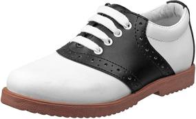 img 4 attached to Academie Gear Unisex Leather School Boys' Shoes