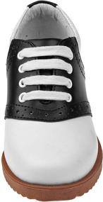 img 2 attached to Academie Gear Unisex Leather School Boys' Shoes