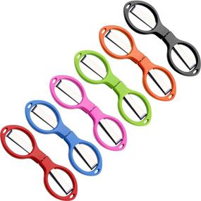 img 4 attached to ✂️ Crafting Scissors - Tatuo Stainless Steel, Anti-Rust, Glasses Shaped