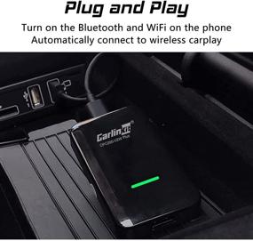 img 1 attached to 🚗 Адаптер Carlinkit 2.0 Wireless CarPlay: Преобразуйте ваше заводское OEM радио в беспроводное CarPlay с дизайном Type C - Черный CPC200-U2W-Plus.