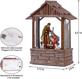 img 3 attached to Рождественское украшение Joyriver Nativity