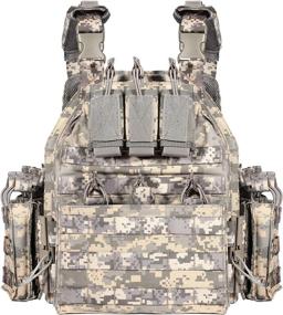 img 2 attached to 🎒 CAMO Tactical Outdoor Carrier Vest: A Premium Choice for Outdoor Enthusiasts