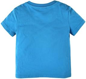 img 3 attached to 👕 Cotton T-Shirt Vacation Outfits: Perfect Sets for Boys' Clothing
