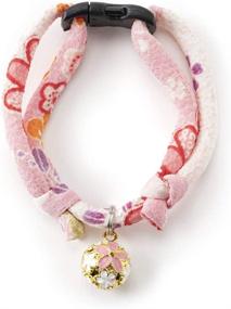 img 1 attached to 🌸 Adorn Your Cat with Elegance: Chirimen Sakura Cat Collar