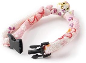 img 2 attached to 🌸 Adorn Your Cat with Elegance: Chirimen Sakura Cat Collar