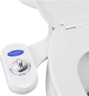 🚽 non-electric mechanical bidet fresh water spray with self-cleaning nozzles - easy to install white toilet attachment by foofoo logo