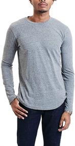 img 4 attached to GOODLIFE Tri Blend Long Sleeve Lightweight Breathable Men's Clothing