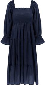 img 1 attached to R Vivimos Womens Sleeves Off Shoulder RustBrown Women's Clothing in Dresses