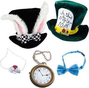 img 4 attached to 🐰 Tigerdoe Rabbit Costume - White Hatter Delight!