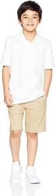 img 3 attached to Affordable Boys' Uniform Short-Sleeve Pique Polo Shirts on Amazon Essentials