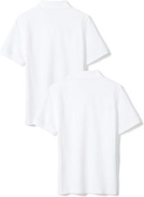 img 2 attached to Affordable Boys' Uniform Short-Sleeve Pique Polo Shirts on Amazon Essentials