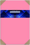 🎨 vibrant 12x18 inch bright pink cardstock - 25 sheets of 65lb cover weight paper - premium quality for outstanding print results logo