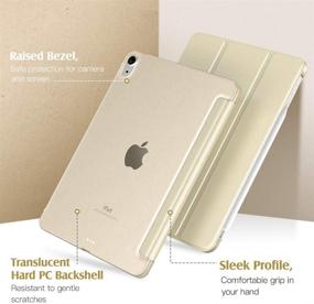 img 2 attached to TiMOVO iPad Air 4 Case (10.9-inch, 2020) - Slim Stand Protective Cover - Champagne Gold | Supports 2nd Gen Apple Pencil Charging | Auto Wake/Sleep