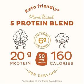 img 1 attached to ☕ KOS Salted Caramel Coffee Vegan Protein Powder - Keto, Organic, Dairy Free - 1.2 Pounds