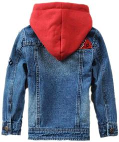 img 3 attached to 🧥 Mallimoda Hooded Jacket: Stylish Zipper Outerwear for Boys' Clothing, Jackets, and Coats