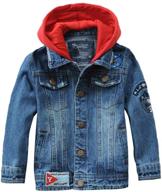 🧥 mallimoda hooded jacket: stylish zipper outerwear for boys' clothing, jackets, and coats logo