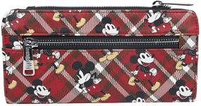 img 2 attached to 🐭 Chic Mickey Mouse Plaid Wallet by Loungefly: A Versatile Must-Have!