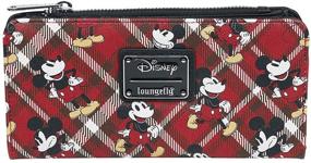 img 3 attached to 🐭 Chic Mickey Mouse Plaid Wallet by Loungefly: A Versatile Must-Have!