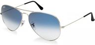 ray ban aviator sunglasses crystal gradient logo