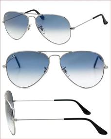 img 1 attached to RAY BAN AVIATOR SUNGLASSES CRYSTAL GRADIENT