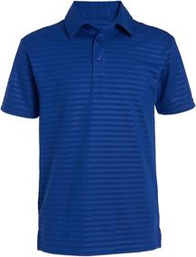 img 2 attached to High-Performance Boys' Clothing: Nautica Active Tops, Tees & Shirts with Embossed Striped Design