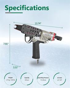 img 1 attached to Meite SC7E Пневматическая застежка 16 дюймов