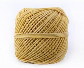 img 1 attached to EricX Light 200 ft Spool of Organic Beeswax Hemp Wick | Thick Gauge (2.0mm) | Well Coated with 100% Beeswax