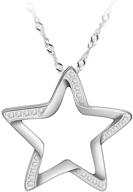 gemschest sterling zirconia cut out necklace logo