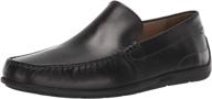 👞 ecco men’s classic black loafers & slip-ons shoes - size 9-9.5 logo