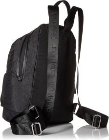 img 3 attached to 🎒 Stylish and Functional: Calvin Klein Athleisure Nylon Backpack for Everyday Use