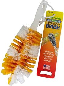 img 2 attached to 🌽 FryOilSaver Co. Corn Silker Brush: A Durable Veggetable Scrubber for Carrots, Potatoes, and Corn