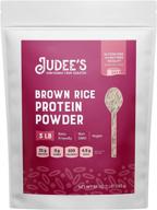 judee’s 3lb brown rice protein powder (80% protein) - non-gmo, sprouted - dairy-free, keto-friendly, gluten-free &amp; soy-free - plant-based protein supplement logo