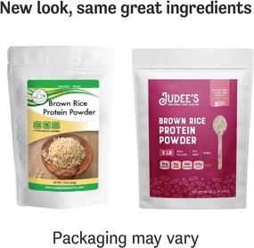 img 2 attached to Judee’s 3lb Brown Rice Protein Powder (80% Protein) - Non-GMO, Sprouted - Dairy-Free, Keto-Friendly, Gluten-Free &amp; Soy-Free - Plant-Based Protein Supplement