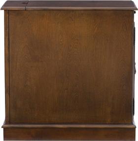 img 2 attached to Stylish and Compact: Powell Furniture Butler Accent Table in Hazelnut for Small Spaces