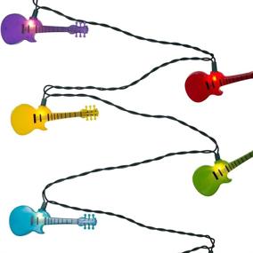 img 1 attached to 🎸 Illuminate Your Space with the Kurt Adler UL 10-Light Injection Mold Guitar Light Set