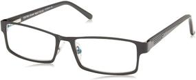 img 4 attached to 👓 Foster Grant Men's Multifocus Reading Glasses Rectangular Black/Transparent 54mm +2: The Perfect Eyewear for Men