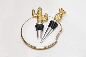 img 1 attached to Латунная пробка для бутылок в форме ананаса Alchemade