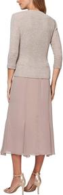 img 2 attached to Alex Evenings Womens Length Neckline Women's Clothing